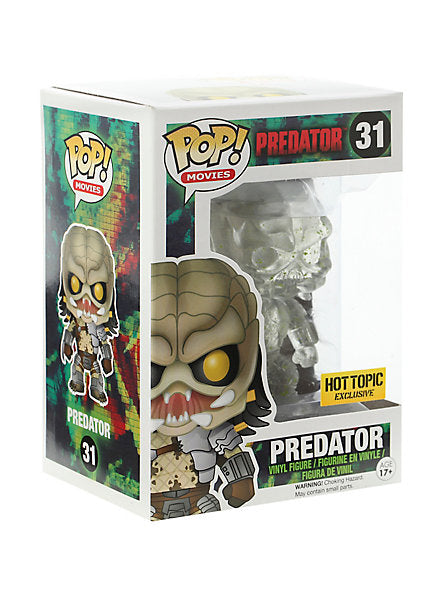 FUNKO POP MOVIES PREDATOR HOT TOPIC EXCLUSIVE #31 - jeux video game-x