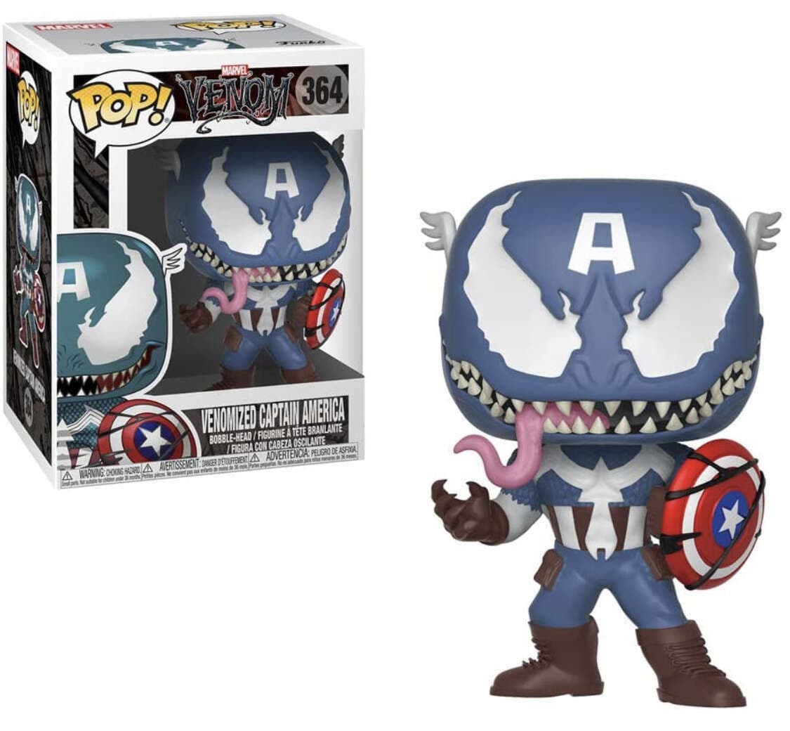 FUNKO POP VENOMIZED CAPTAIN AMERICA #364 - jeux video game-x