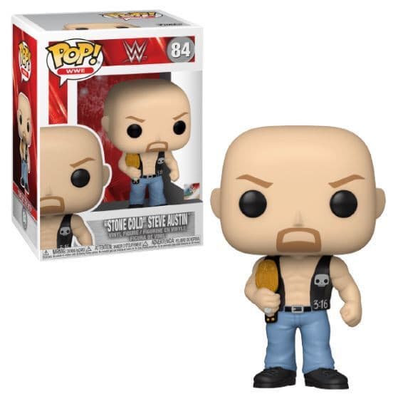 FUNKO POP WWE "Stone Cold" Steve Austin #84 - jeux video game-x