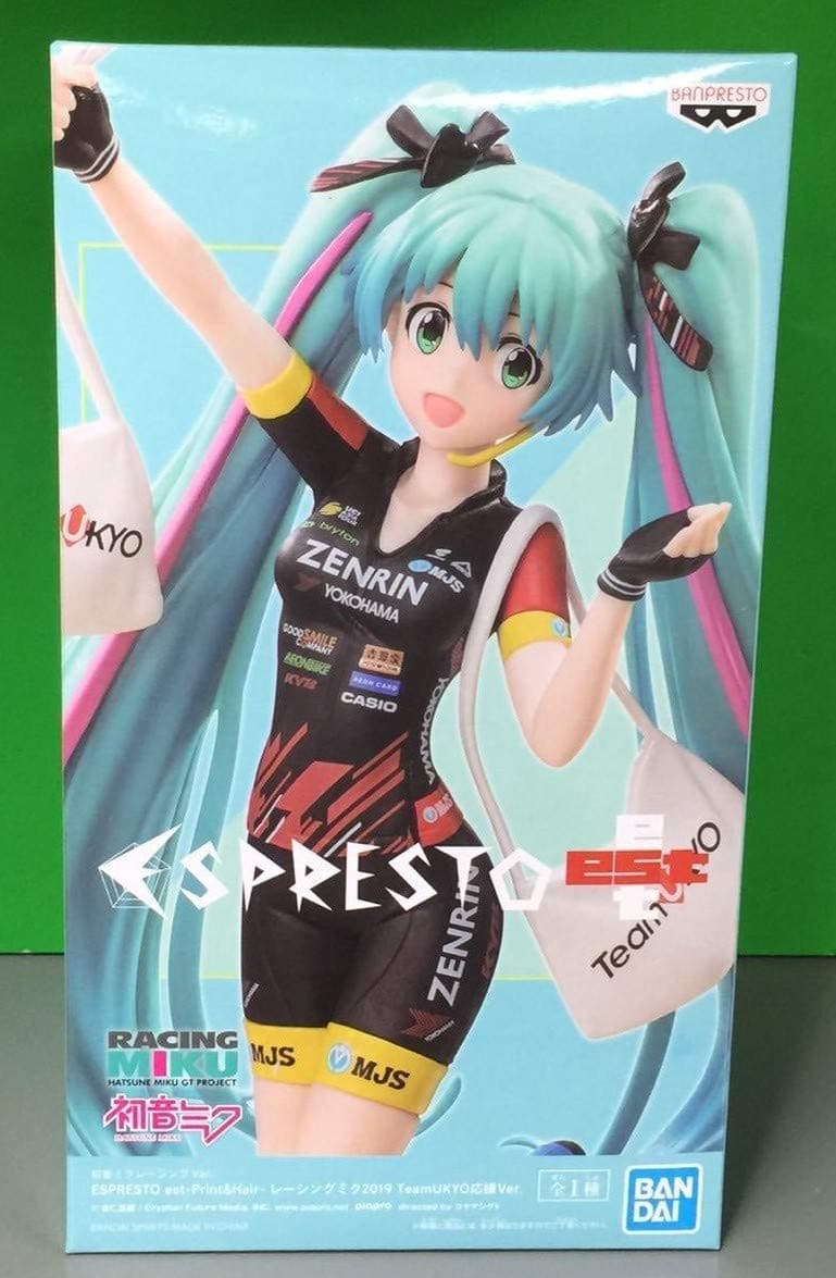 BANPRESTO HATSUNE MIKU RACING FIGURE 2019 ESPRESTO TEAM UKYO VER. - jeux video game-x