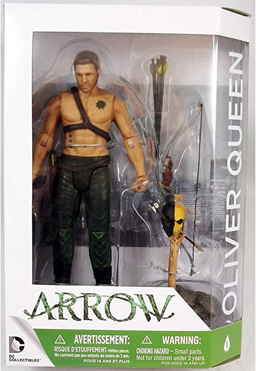 DC COLLECTIBLES OLIVER QUEEN GREEN ARROW SEASON 3 6" FIGURE #1 TOY CW TV SERIES - jeux video game-x