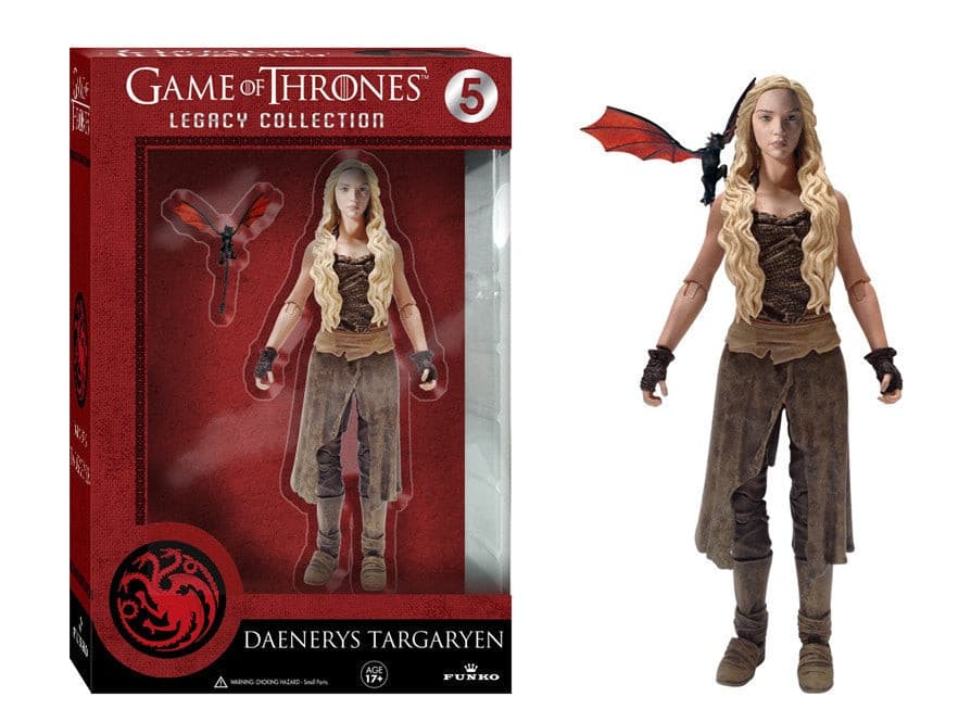 FUNKO GAME OF THRONES DAENERYS TARGARYEN ACTION FIGURE #5 LEGACY COLLECTION - jeux video game-x