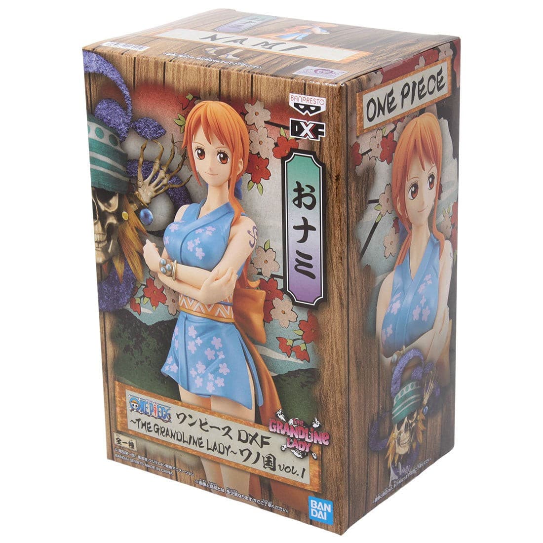 BANPRESTO DXF ONE PIECE THE GRANDLINE LADY WANO COUNTRY WANO KUNI VOL.1 NAMI FIGURE (BLUE) - jeux video game-x