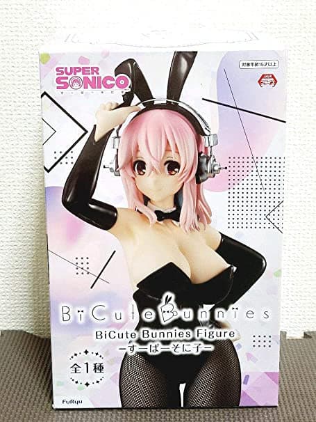 FURYU BICUTE BUNNIES FIGURE SUPER SONICO - jeux video game-x