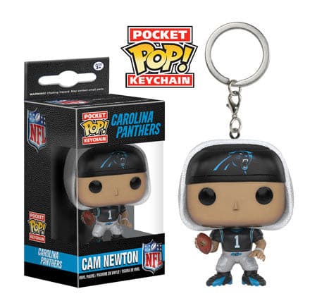 FUNKO POP! CAM NEWTON POCKET POP! KEYCHAIN - jeux video game-x