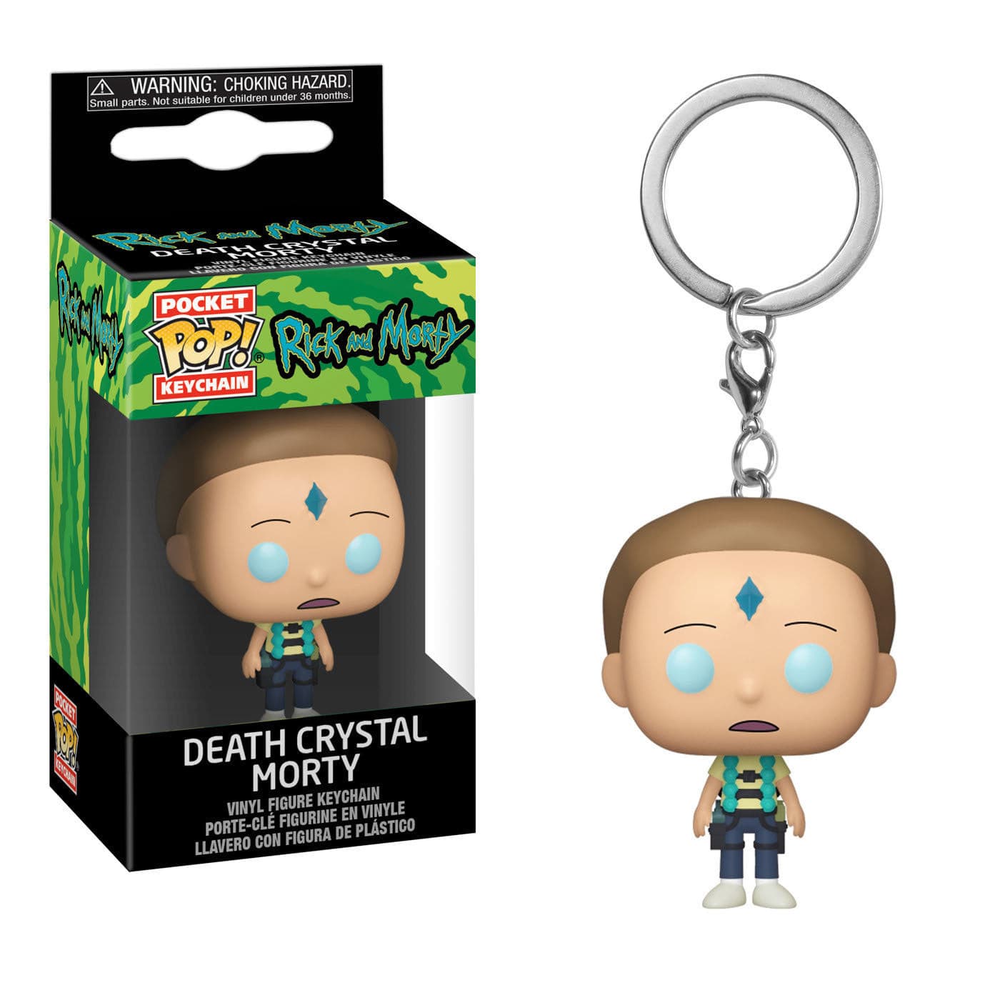 FUNKO POP! DEATH CRYSTAL MORTY POCKET POP! KEYCHAIN - jeux video game-x