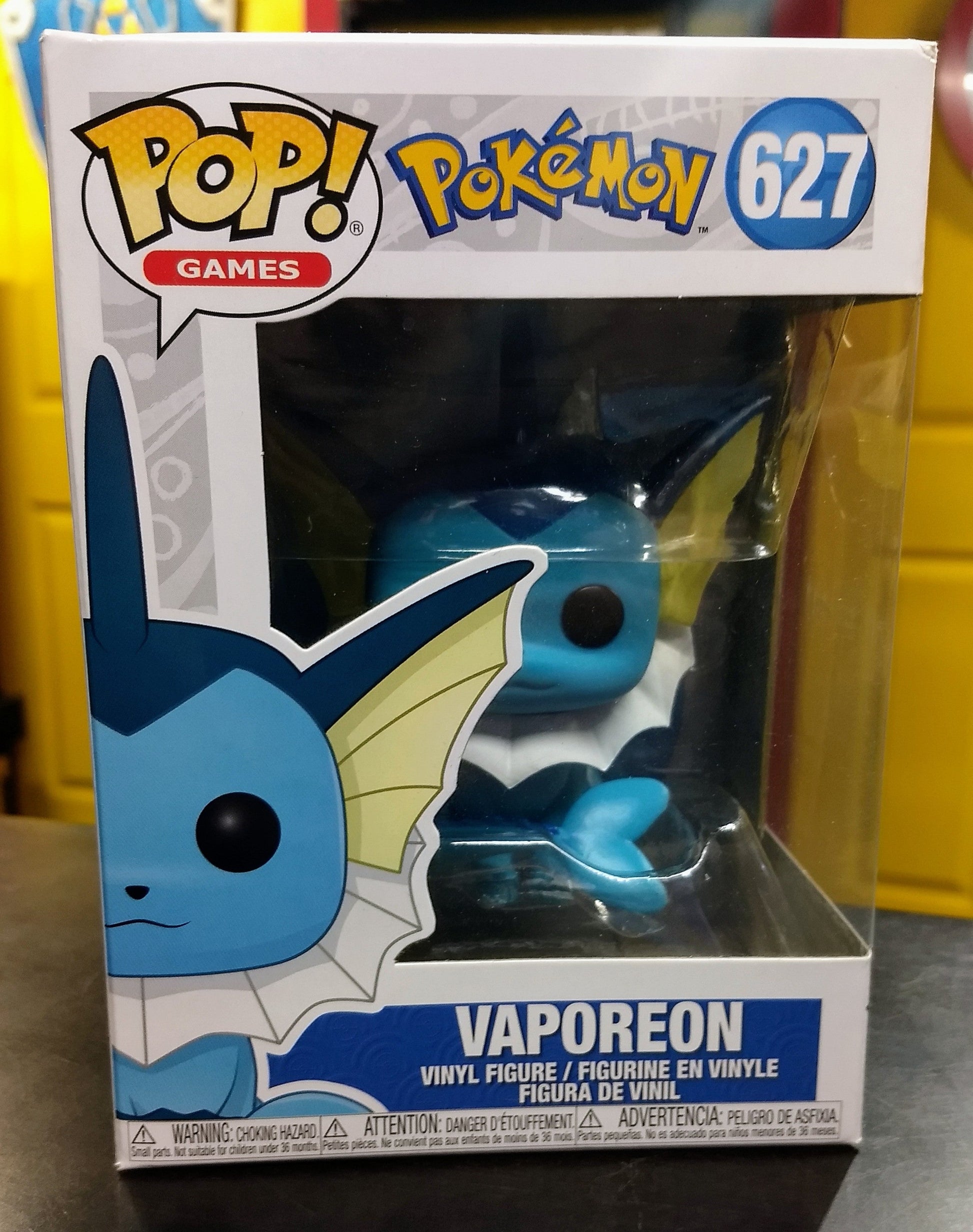 FUNKO POP! GAMES VAPOREON #627 - jeux video game-x