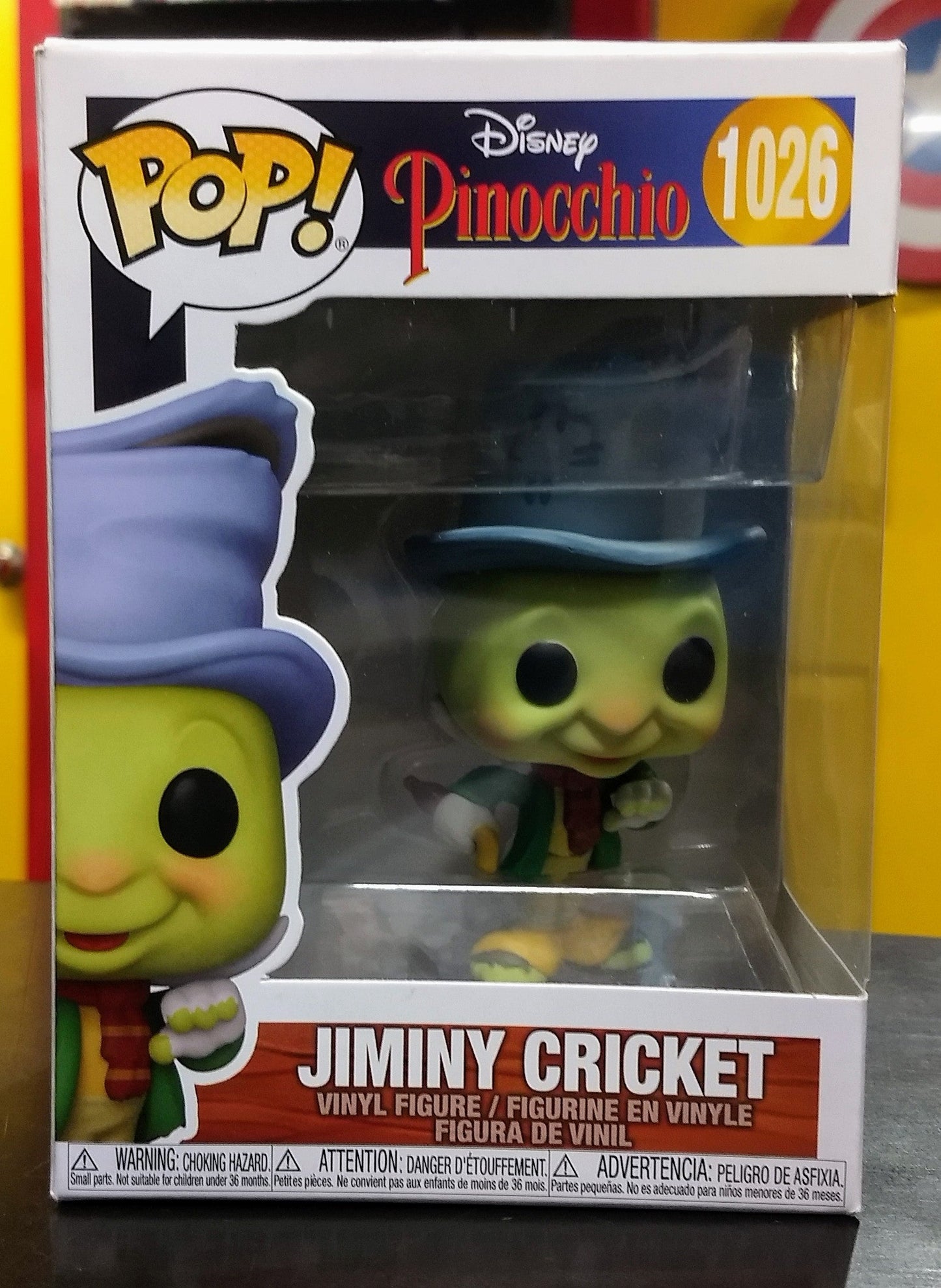 FUNKO POP JIMINY CRICKET #1026 - jeux video game-x