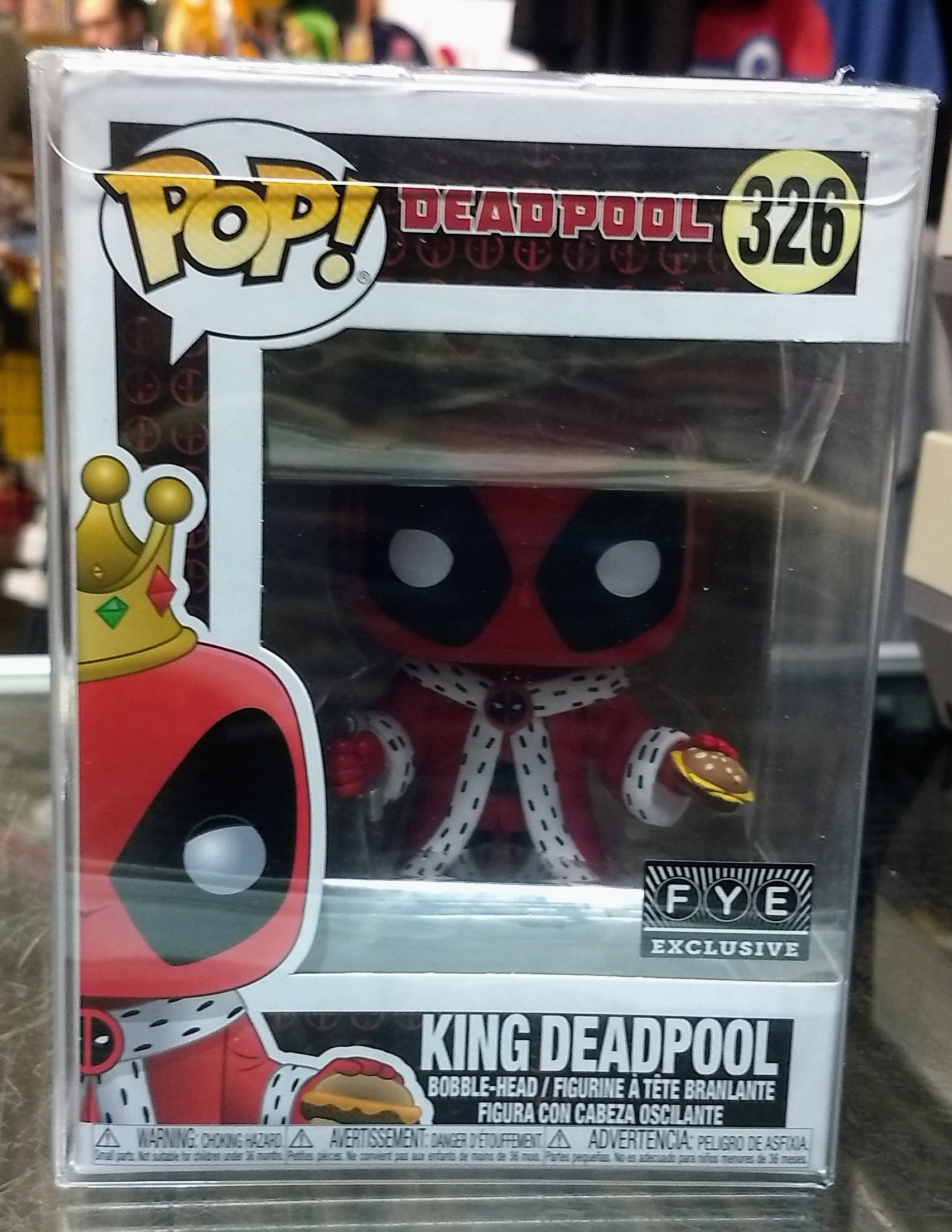 FUNKO POP KING DEADPOOL #326 - jeux video game-x