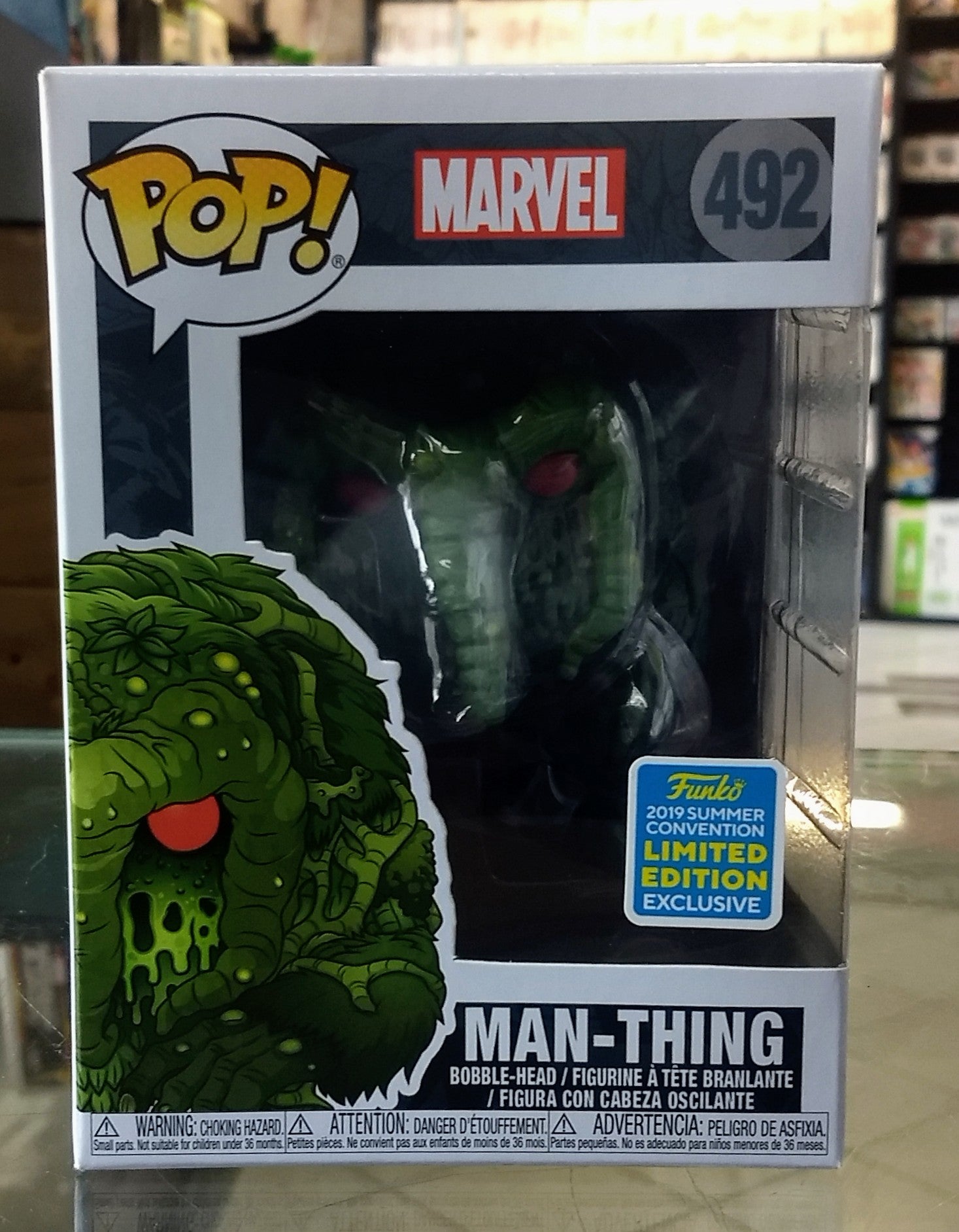 FUNKO POP MAN-THING #492 - jeux video game-x