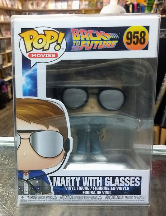 FUNKO POP MOVIES MARTY WITH GLASSES #958 - jeux video game-x