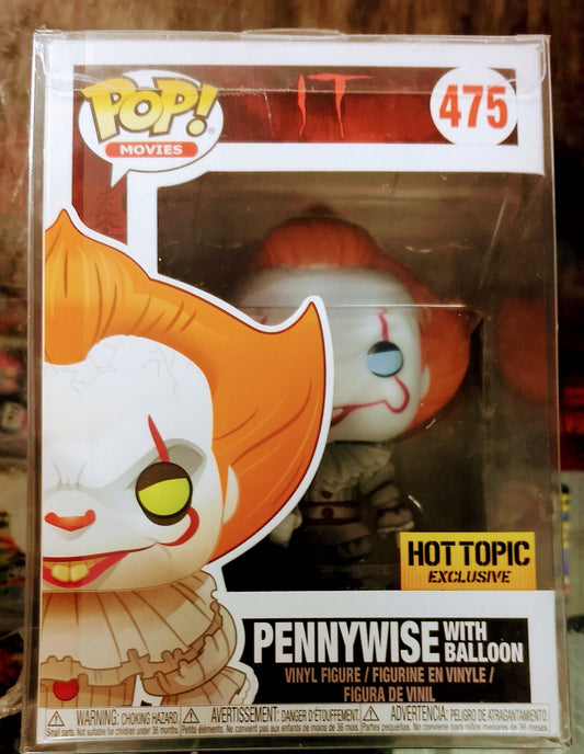 FUNKO POP MOVIES PENNYWISE WITH BALLON #475 - jeux video game-x
