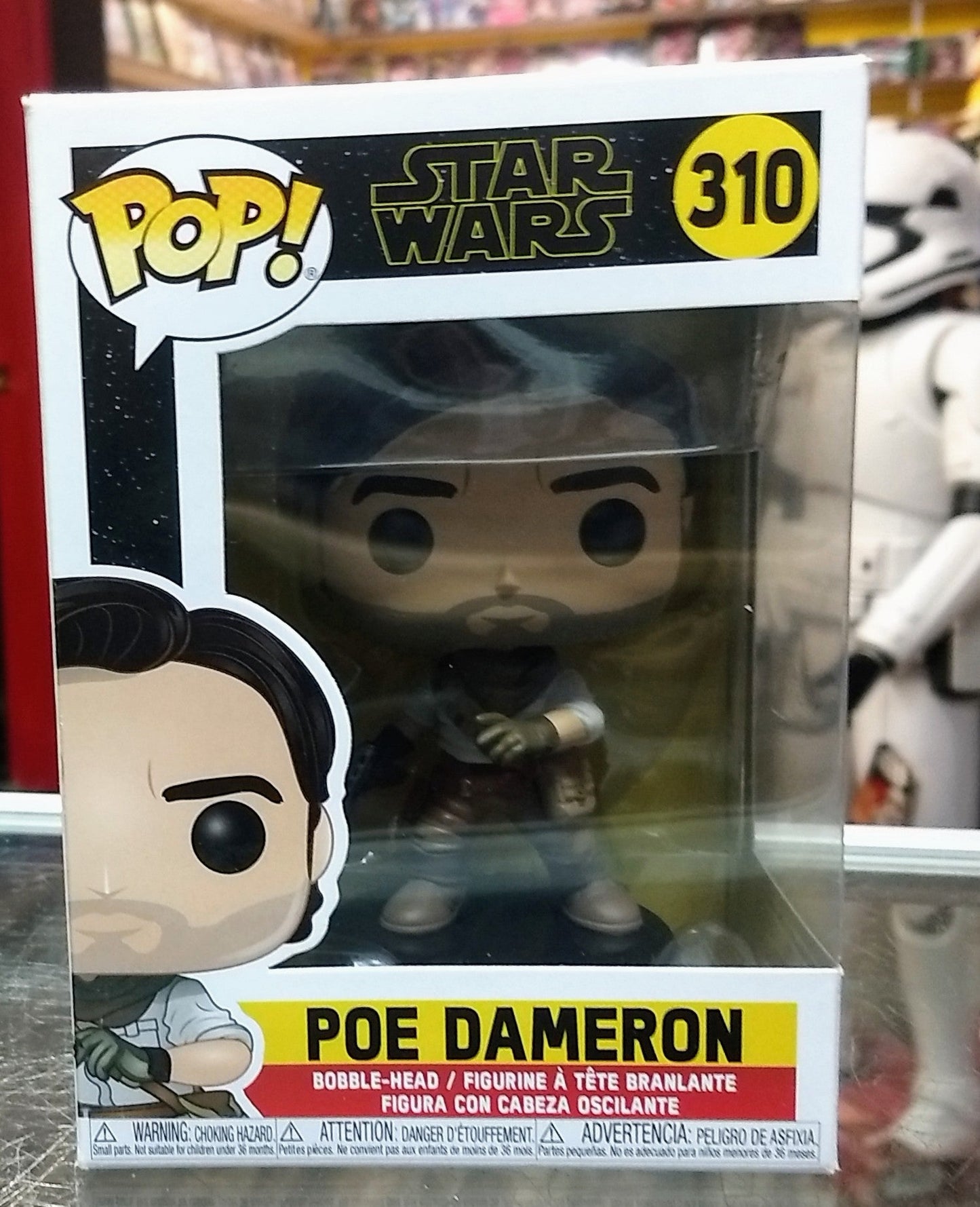 FUNKO POP POE DAMERON #310 - jeux video game-x