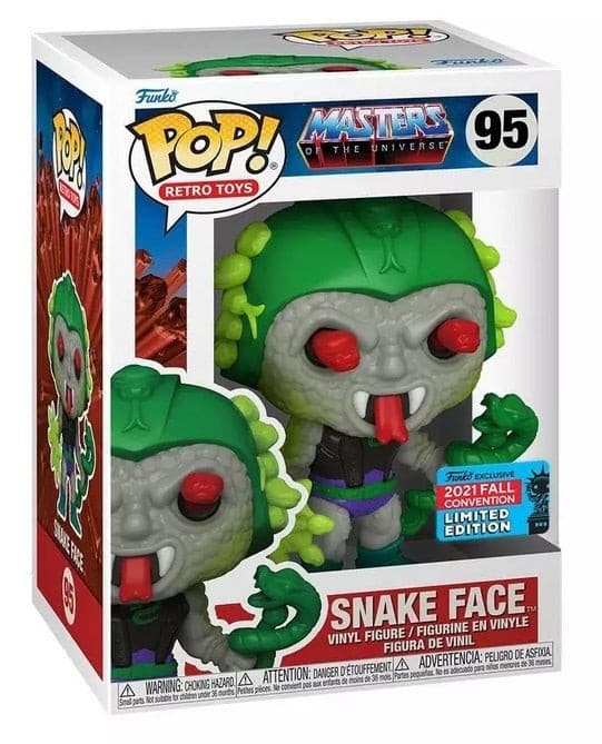 FUNKO POP RETRO TOYS SNAKE FACE #95 - jeux video game-x