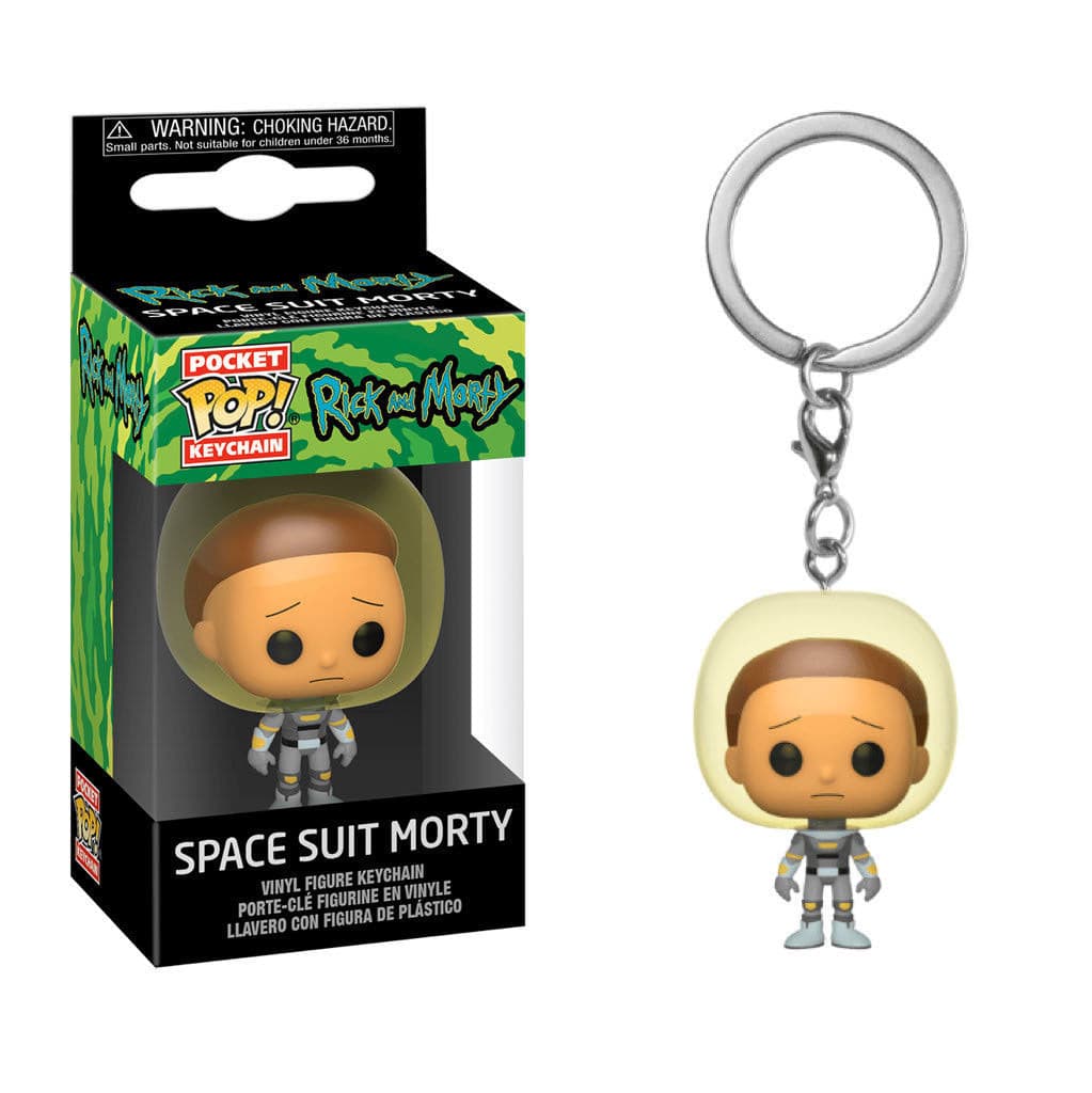 FUNKO POP! SPACE SUIT MORTY POCKET POP! KEYCHAIN - jeux video game-x