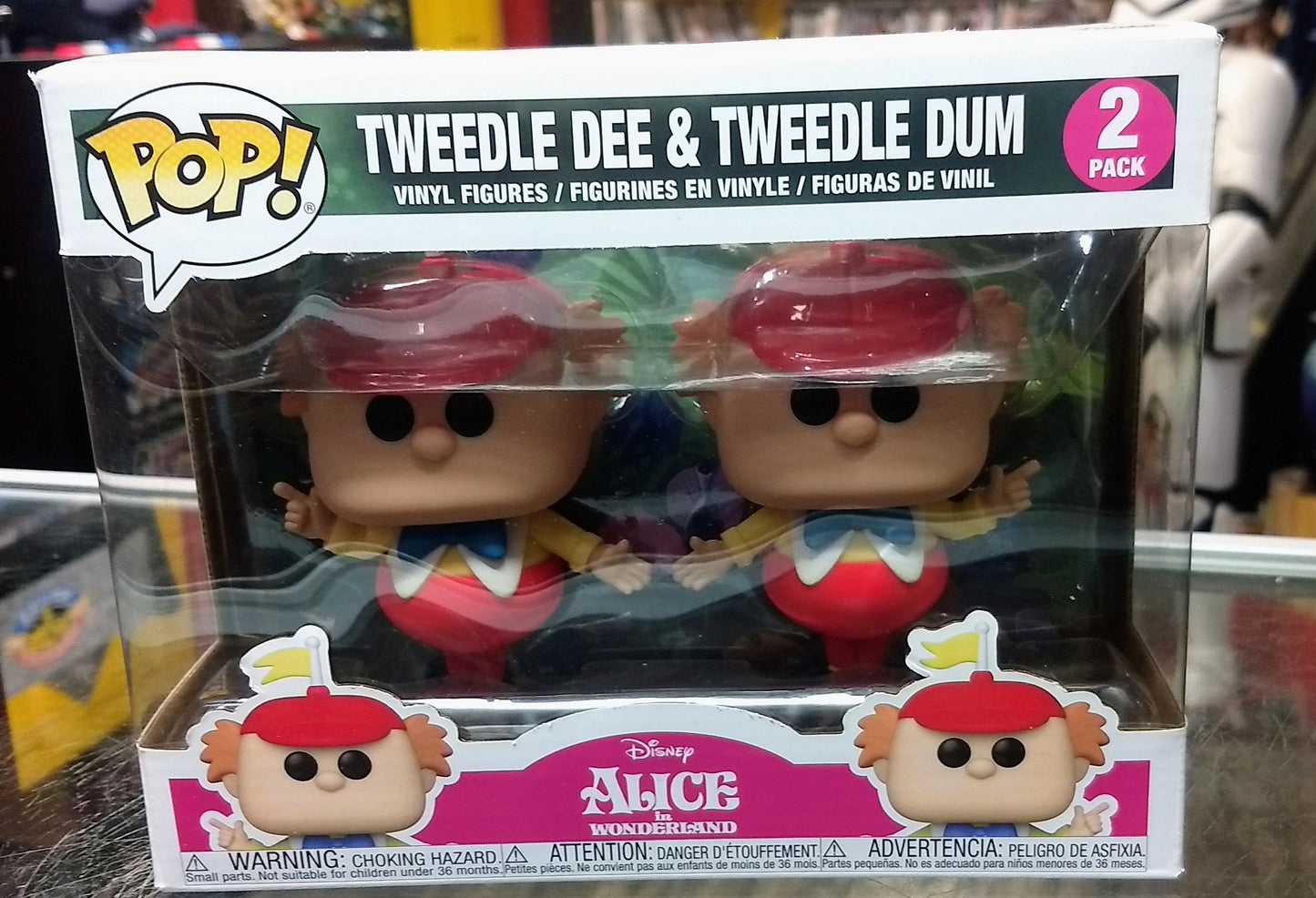 FUNKO POP TWEEDLE DEE AND TWEEDLE DUM 2 PACK - jeux video game-x