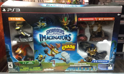 SKYLANDERS IMAGINATORS: STARTER PACK FEATURING CRASH BANDICOOT (PLAYSTATION 3 PS3) - jeux video game-x