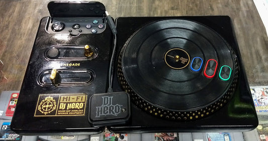 TABLE TOURNANTE RENEGADE EDITION DJ HERO PLAYSTATION 3 PS3 TURNTABLE - jeux video game-x