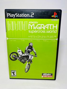 JEREMY MCGRATH SUPERCROSS WORLD PLAYSTATION 2 PS2 - jeux video game-x