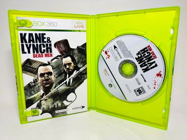 KANE AND LYNCH DEAD MEN XBOX 360 X360 - jeux video game-x