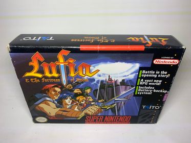 LUFIA AND THE FORTRESS OF DOOM en boite SUPER NINTENDO SNES - jeux video game-x