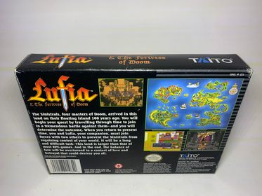 LUFIA AND THE FORTRESS OF DOOM en boite SUPER NINTENDO SNES - jeux video game-x