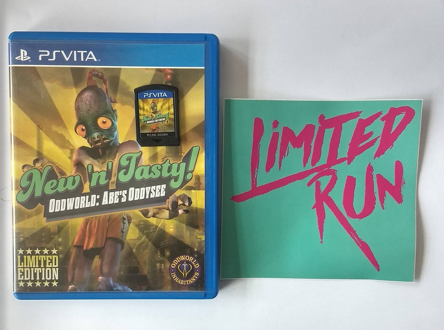 ODDWORLD NEW & TASTY LIMITED RUN GAMES LRG #5 PLAYSTATION VITA - jeux video game-x