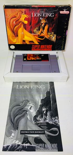 DISNEY'S THE LION KING en boite SUPER NINTENDO SNES - jeux video game-x