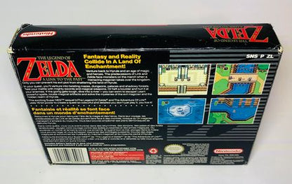 THE LEGEND OF ZELDA A LINK TO THE PAST EN BOITE SUPER NINTENDO SNES - jeux video game-x