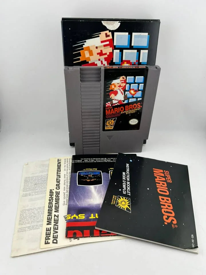 Super Mario Bros En Boite Mattel Canadien Rev-A Nintendo NES
