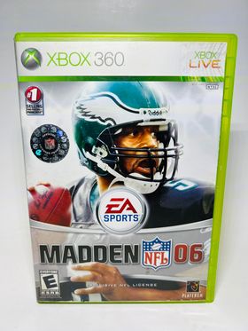MADDEN NFL 06 XBOX 360 X360 - jeux video game-x
