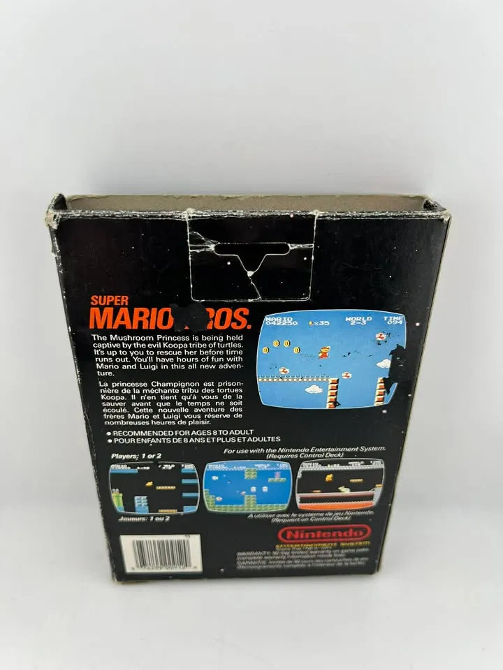 Super Mario Bros Mattel Canadien Nintendo NES