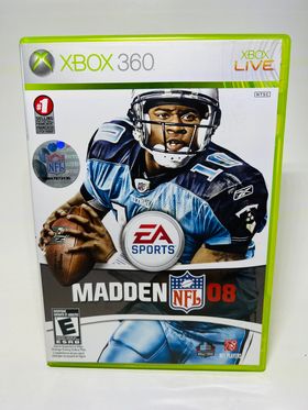 MADDEN NFL 08 XBOX 360 X360 - jeux video game-x