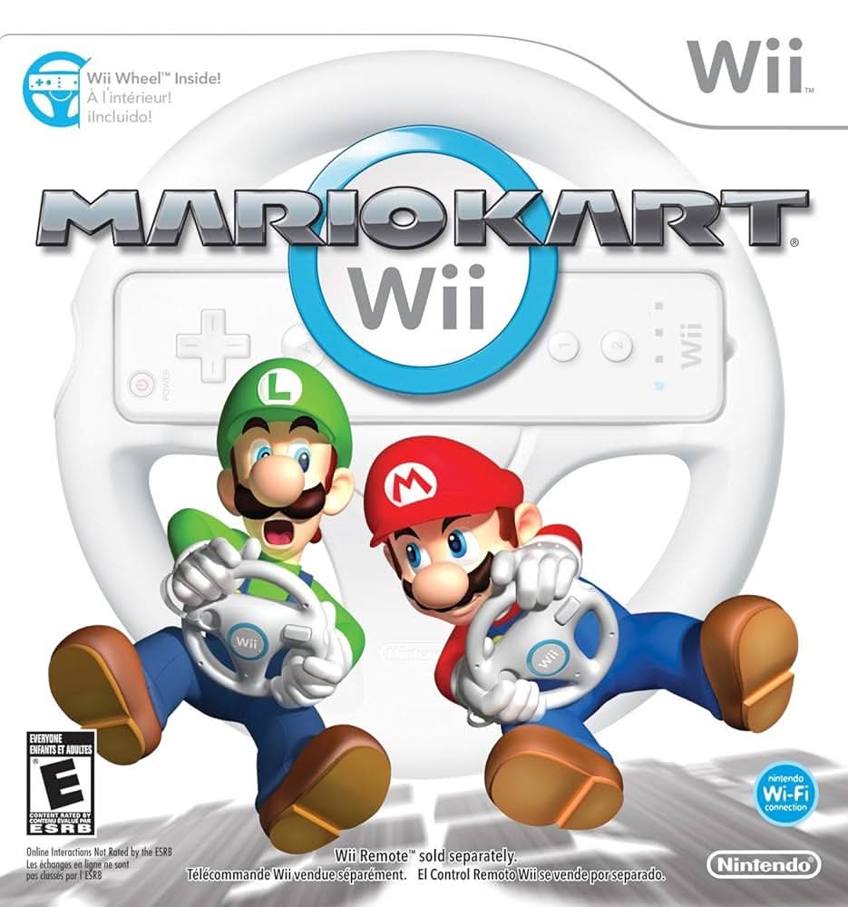 Mario Kart Wii Volant en Boite Nintendo Wii