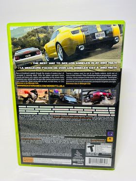 MIDNIGHT CLUB LOS ANGELES XBOX 360 X360 - jeux video game-x