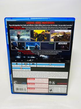 METAL GEAR SOLID V: GROUND ZEROES PLAYSTATION 4 PS4 - jeux video game-x