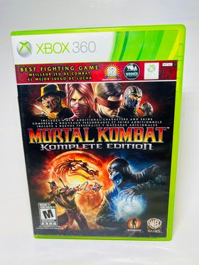 MORTAL KOMBAT KOMPLETE EDITION XBOX 360 X360 - jeux video game-x