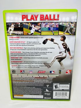 MAJOR LEAGUE BASEBALL MLB 2K9 XBOX 360 X360 - jeux video game-x