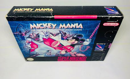 MICKEY MANIA en boite SUPER NINTENDO SNES - jeux video game-x