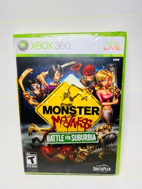 MONSTER MADNESS BATTLE FOR SUBURBIA XBOX 360 X360 - jeux video game-x
