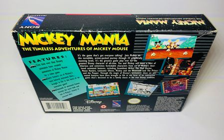 MICKEY MANIA en boite SUPER NINTENDO SNES - jeux video game-x