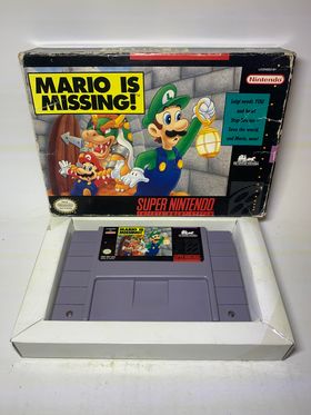 MARIO IS MISSING ! EN BOITE SUPER NINTENDO SNES - jeux video game-x