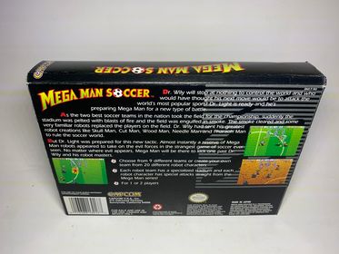 MEGA MAN SOCCER en boite SUPER NINTENDO SNES - jeux video game-x