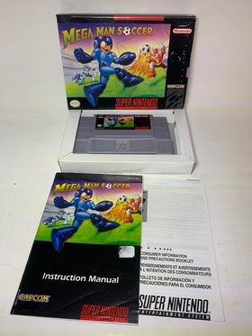 MEGA MAN SOCCER en boite SUPER NINTENDO SNES - jeux video game-x