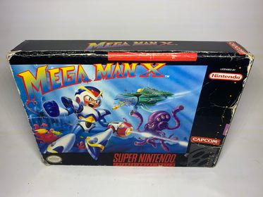 MEGA MAN X en boite SUPER NINTENDO SNES - jeux video game-x