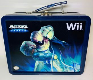 Metroid Prime 3 Corruption Metal Tin Lunch Box - jeux video game-x