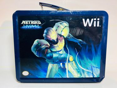 Metroid Prime 3 Corruption Metal Tin Lunch Box - jeux video game-x