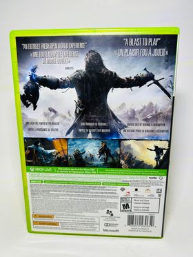 MIDDLE EARTH SHADOW OF MORDOR XBOX 360 X360 - jeux video game-x