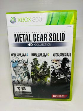 METAL GEAR SOLID HD COLLECTION XBOX 360 X360 - jeux video game-x