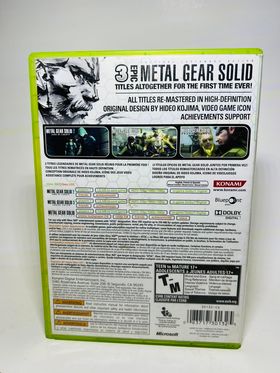 METAL GEAR SOLID HD COLLECTION XBOX 360 X360 - jeux video game-x